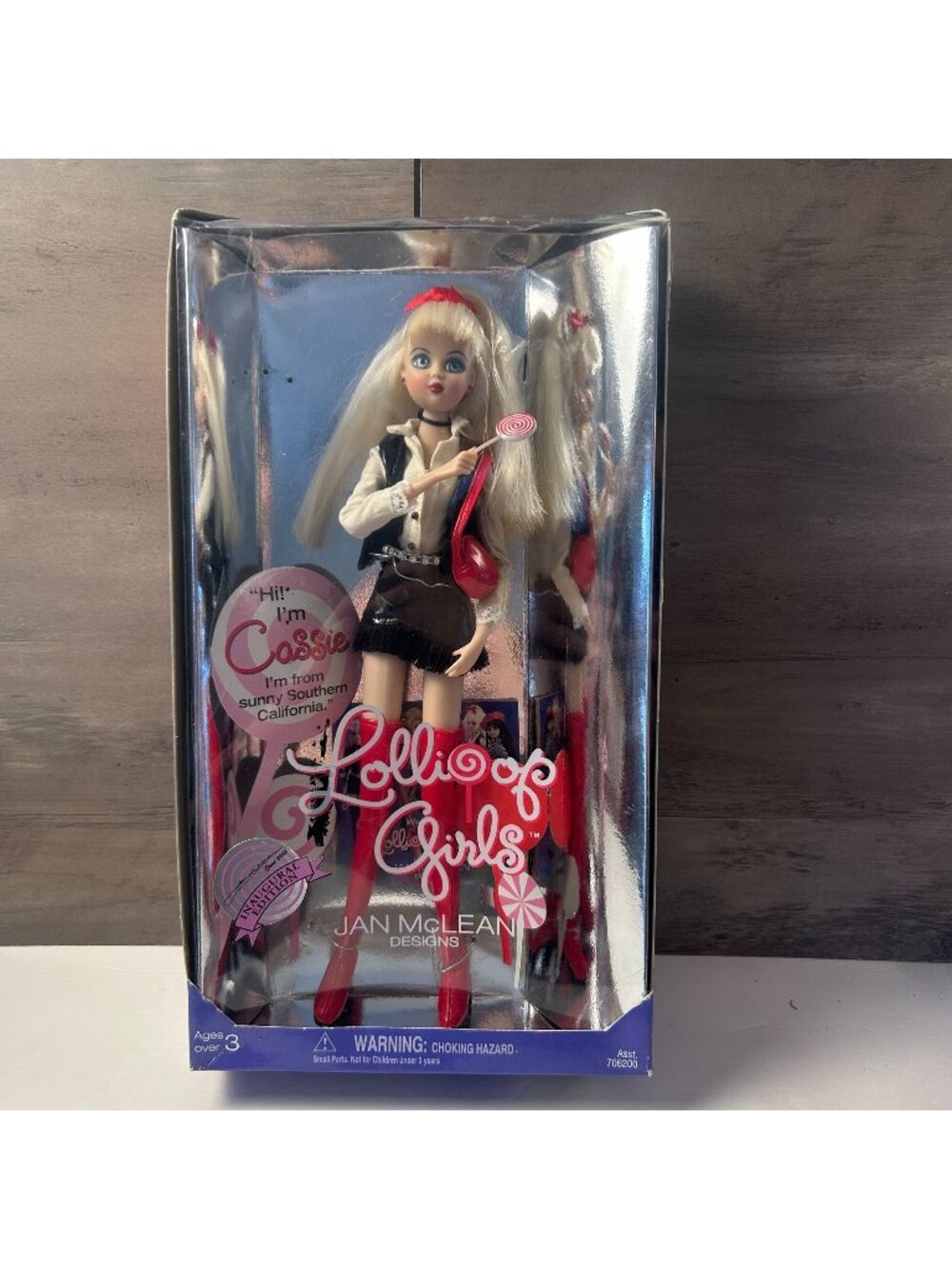 Jan Mclean Lollipop Girls Cassie Doll 706202 Inaugural Edition Vintage